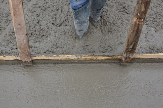 жидкая бетонная смесь