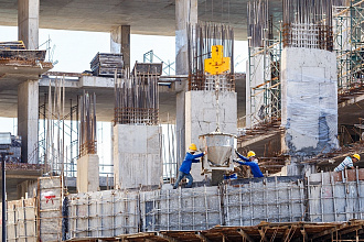 заливка монолитной стены