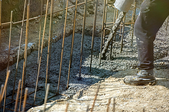 заливка ямы бетоном